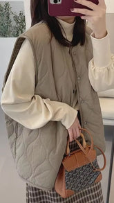 Sleeveless Two Sided Stylish Vest Outerwear